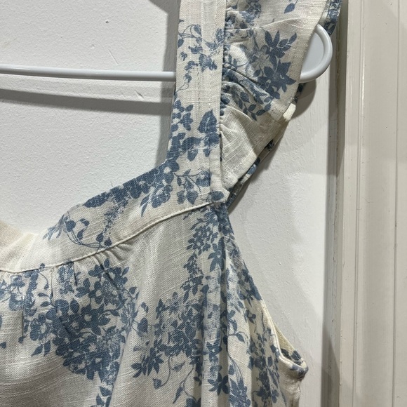 Dress Monteau los Angeles blue and white sizeL. F-22 - Picture 6 of 7